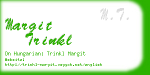 margit trinkl business card